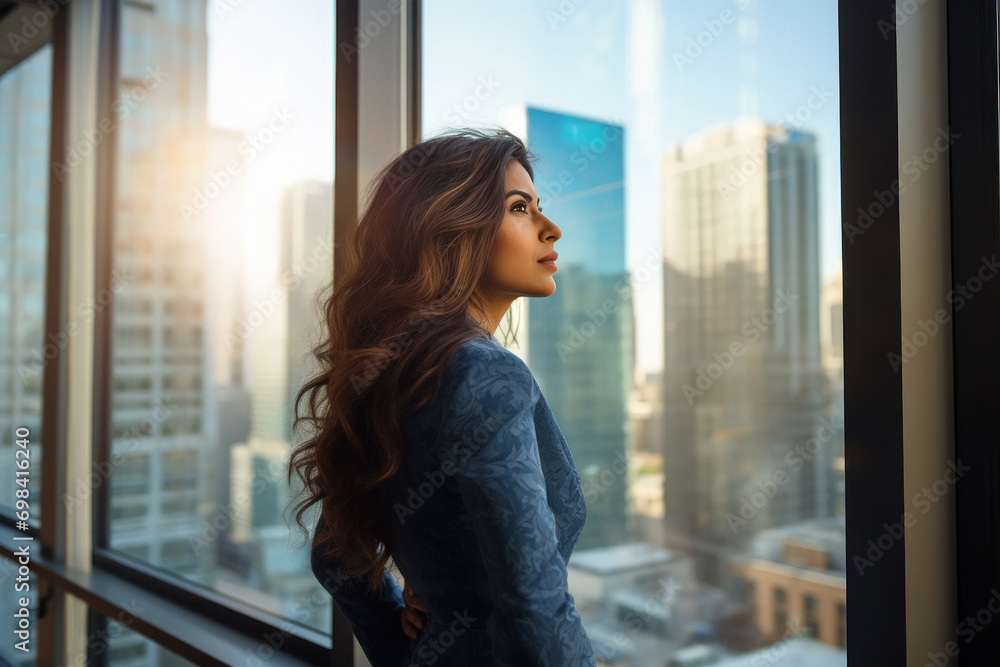 Young and successful businesswoman or corporate employee Young and successful businesswoman or corporate employee
