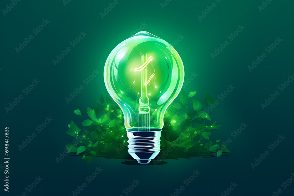 renewable energy light bulb with green energy, Earth Day or environment protection Hands protect forests that grow on the ground and help save the world, solar panels renewable energy light bulb with green energy, Earth Day or environment protection Hands protect forests that grow on the ground and help save the world, solar panels