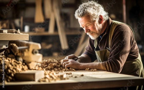 Sculptural Mastery Senior Individual Creates Art in Wood