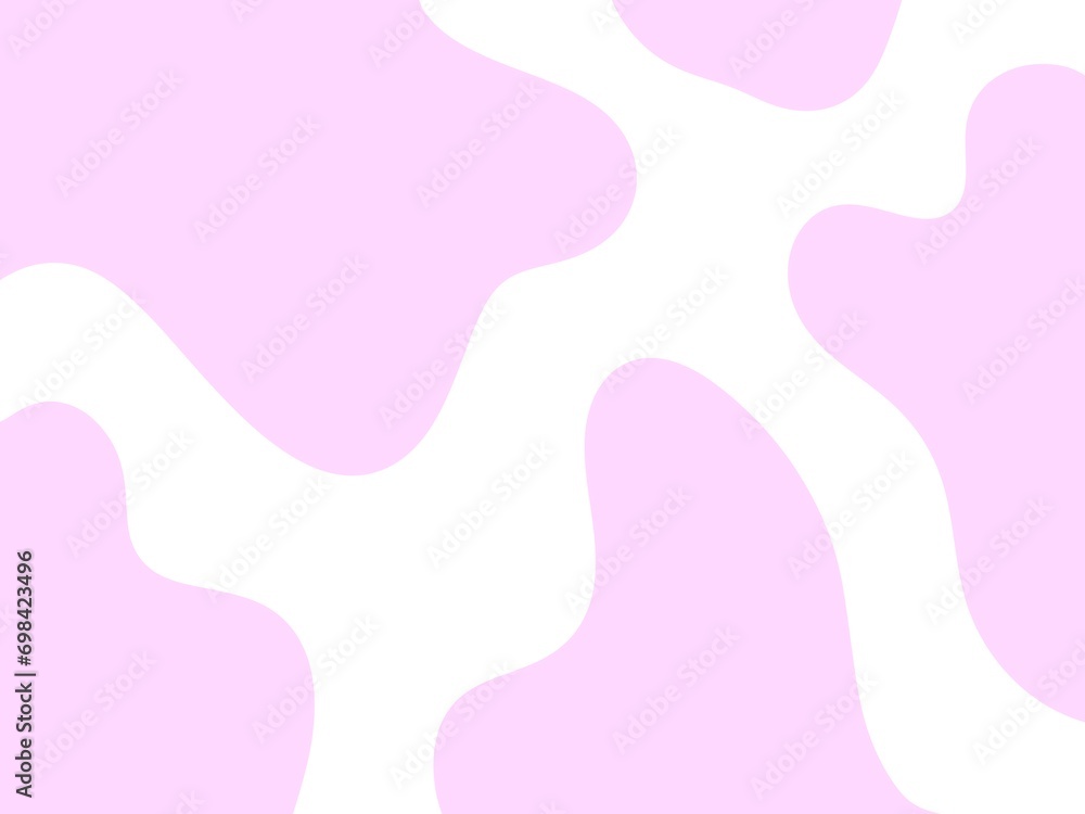 Pink Cow Print Pattern Background Wallpaper