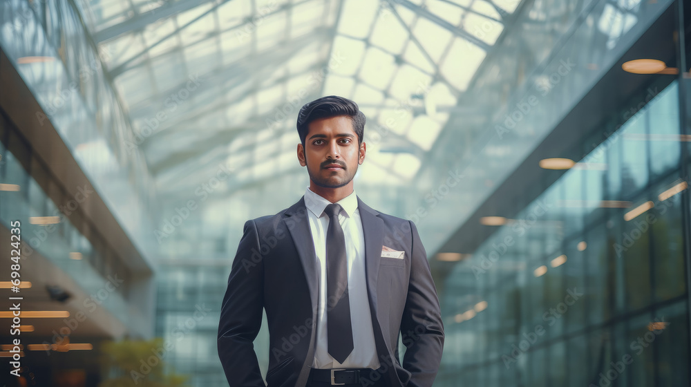serious handsome Indian man in a suit against the background of the city center of Delhi, India, businessman, finance, banker, director, boss, success, style, worker, office, tie serious handsome Indian man in a suit against the background of the city center of Delhi, India, businessman, finance, banker, director, boss, success, style, worker, office, tie