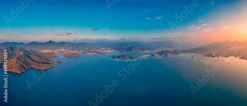 The Natural Scenery of Siming Lake in Yuyao City  Zhejiang Province  China