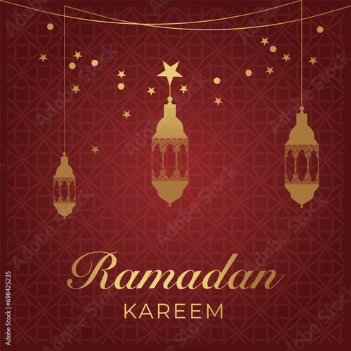 Ramadhan Eid Mubarak background greeting card
