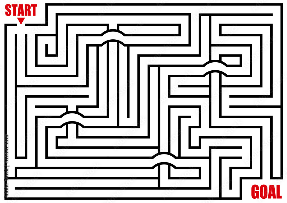 迷路のイラスト 迷路のイラスト