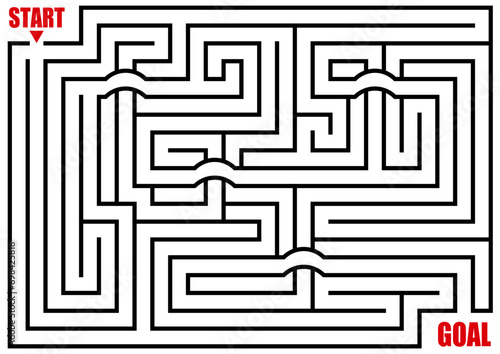 迷路のイラスト