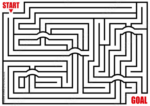 迷路のイラスト