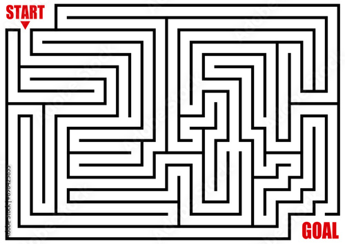 迷路のイラスト
