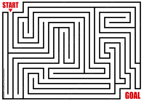 迷路のイラスト