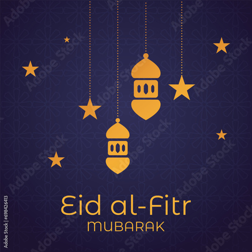 Ramadhan Eid Mubarak background greeting card