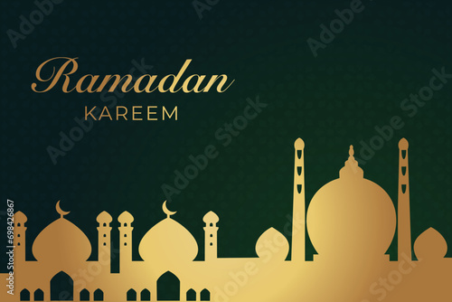 Ramadhan Eid Mubarak background greeting card