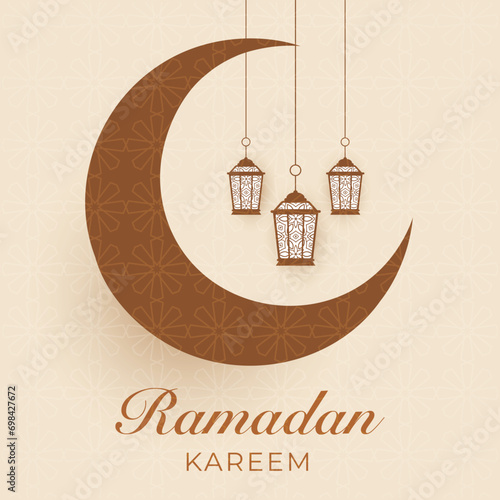 Ramadhan Eid Mubarak background greeting card