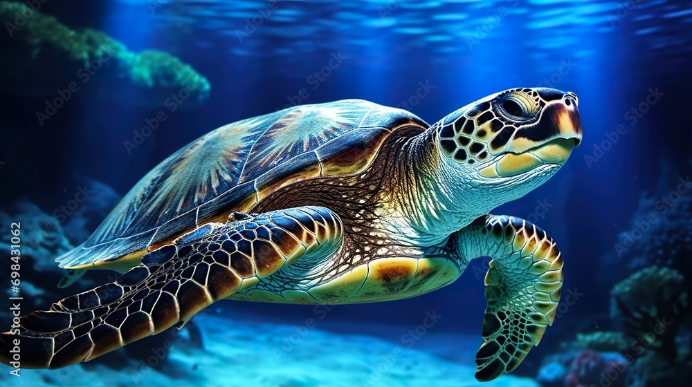 turtle swimming turtle swimming