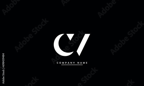 Free Download CV, VC, C, V Abstract Letters Logo Monogram - GFXLoad