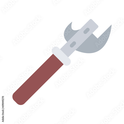 Can Opener Vector Flat Icon Design photo