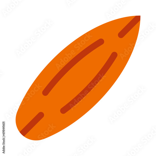 Surfboard Vector Flat Icon Design