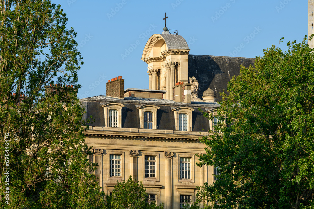 The Recruitment Office of the city of Paris , Europe, France, Ile de France, Paris, in summer, on a sunny day.