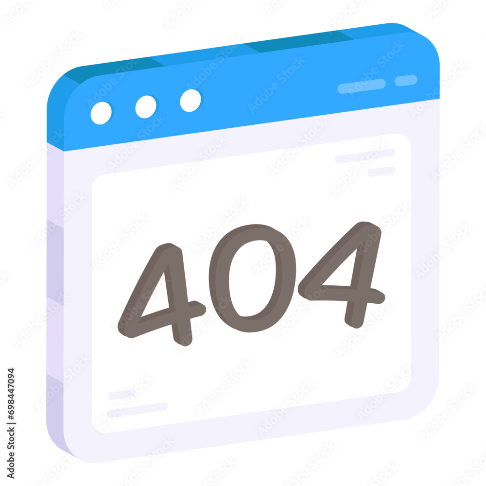 A creative design vector of error 404
A creative design vector of error 404