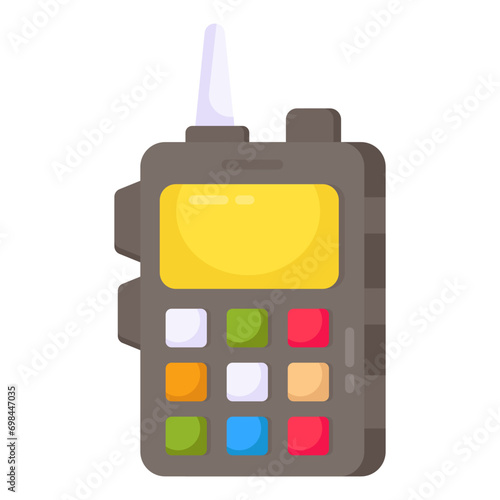 A unique design icon of walkie talkie 

