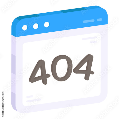         A creative design vector of error 404 

