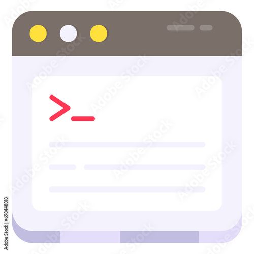 An icon design of web command 

