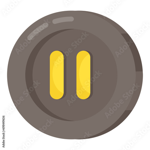 Premium download icon of pause button 

