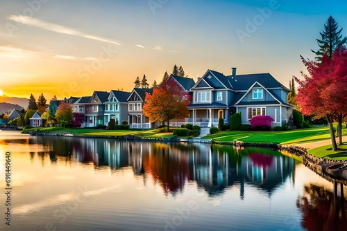houses on the river