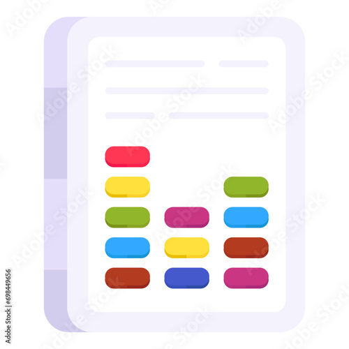 An icon design of equalizer file

