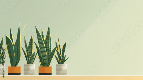 A picture of Snake plants