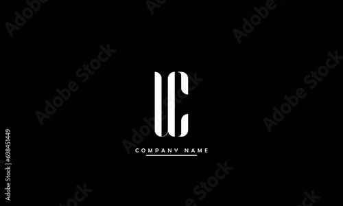 CU, UC, C, U Abstract Letters Logo Monogram
