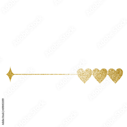  frame with sparkle gold glitter minimalist y2k aesthetic line element trendy linear with heart geometric form.twinkle simple decorative hologram pastel style border