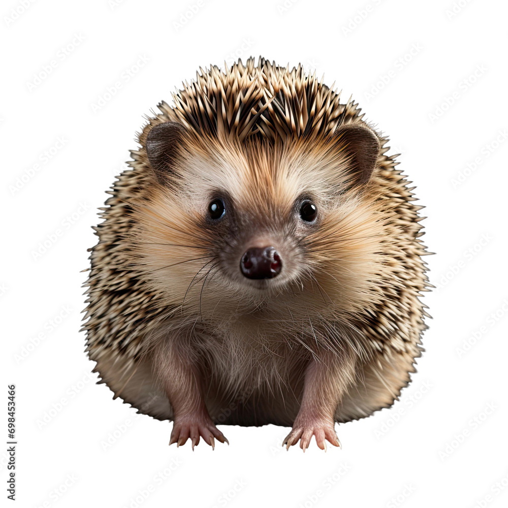 Obraz premium Hedgehog on transparent background