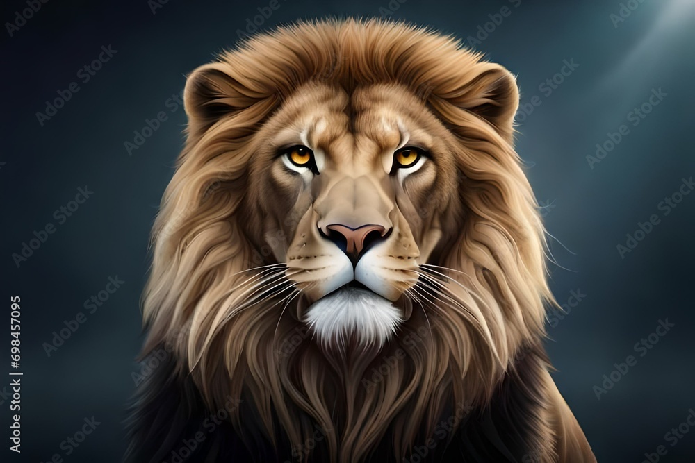 Fototapeta premium portrait of a lion