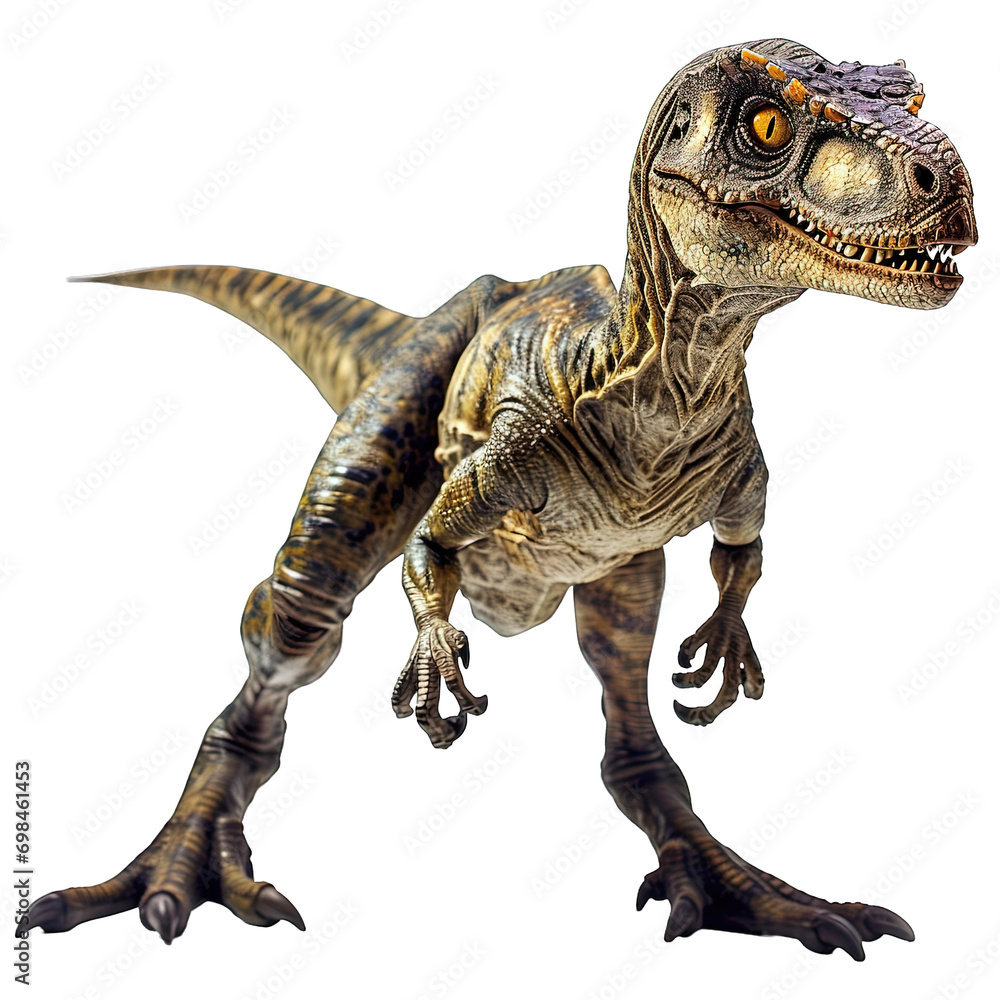 Fototapeta premium velociraptor isolated