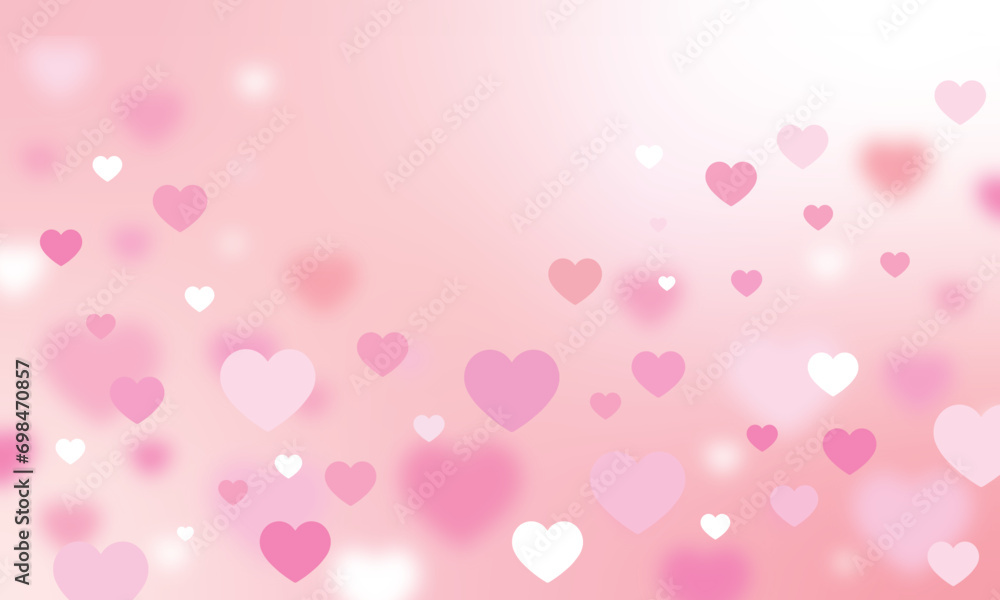 Romantic heart wallpaper for Valentine's day
