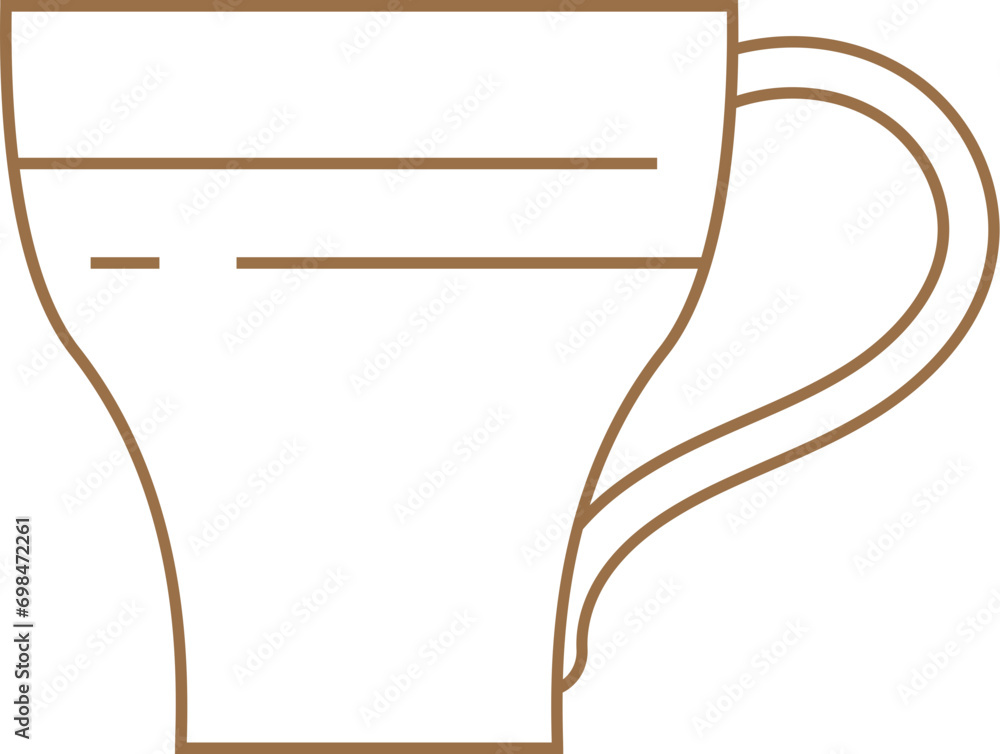 Linear Coffee Cup Icon