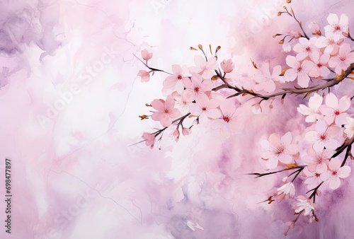 Sakura cherry blossom background wallpaper