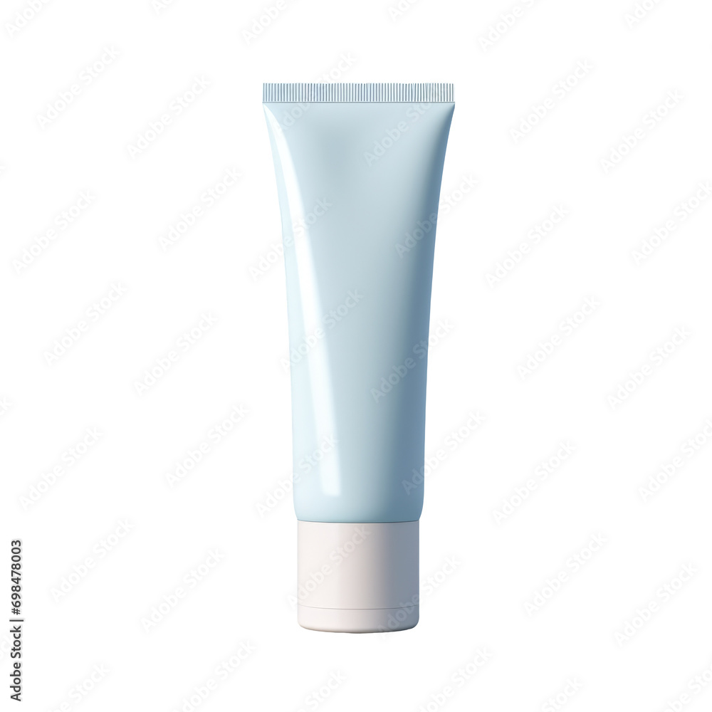 A cosmetic Tube on a white background, png A cosmetic Tube on a white background, png