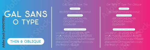 Gal Sans O Type: A Elegant Sans Serif, Clean, Dynamic, and Innovative Typeface for Modern Professionals