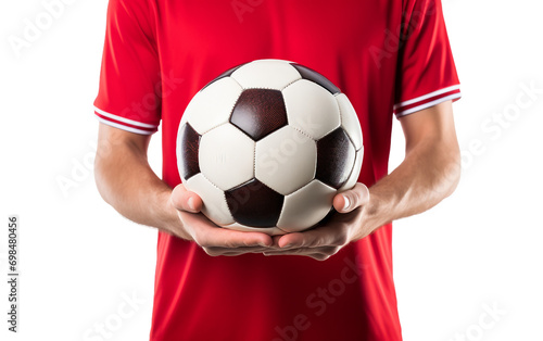 Football Held by Player isolated on transparent Background © Sehar