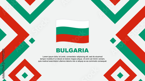 Bulgaria Flag Abstract Background Design Template. Bulgaria Independence Day Banner Wallpaper Vector Illustration. Bulgaria Template