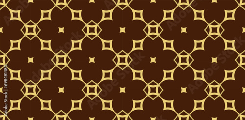 Golden ornament in Arabian style.  Geometric background. Pattern wallpapers and for backgrounds. A popular trend in interior decoration. Geometric texture. Repeated printing.