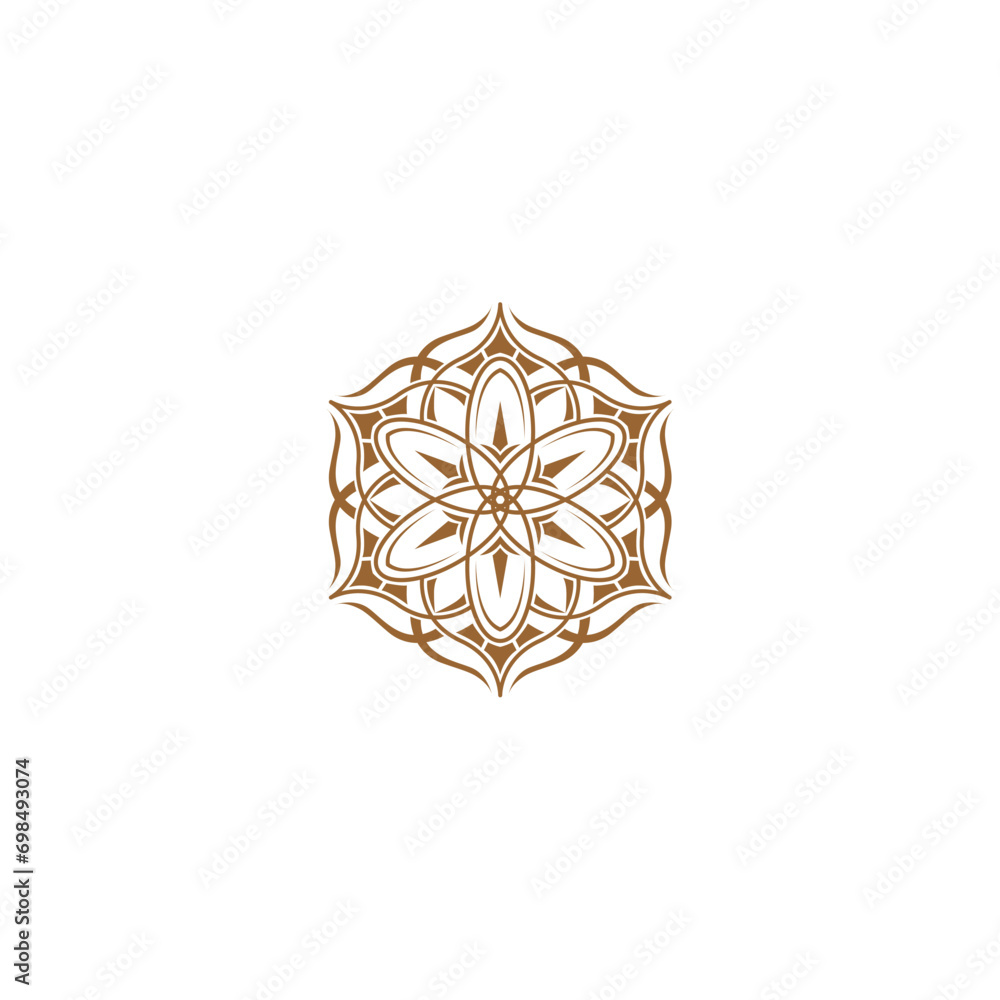 mandala vector brown circle vector mandala vector brown circle vector