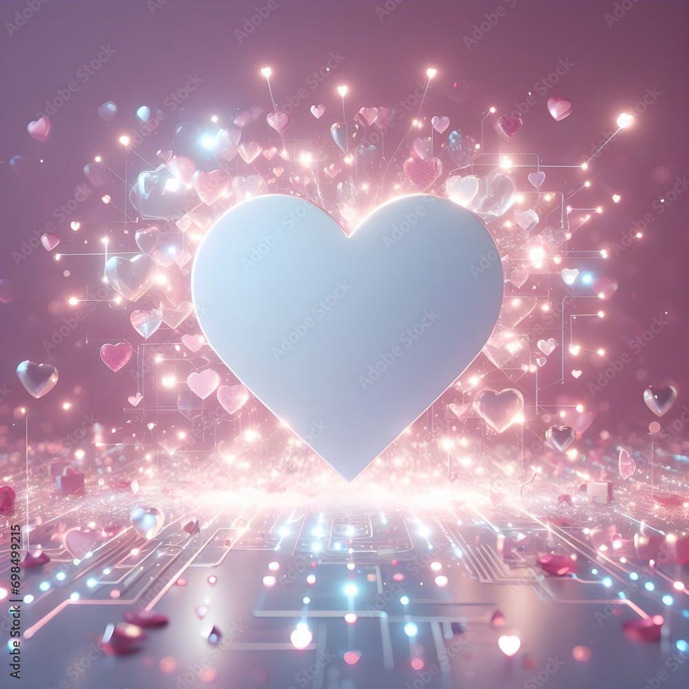 Valentines day background banner. Red hearts, light bokeh. Copy space for text. Valentine love concept. Ad, ads, advert, advertisement, February 14 campaign. Abstract panorama, cyber, circuit board Valentines day background banner. Red hearts, light bokeh. Copy space for text. Valentine love concept. Ad, ads, advert, advertisement, February 14 campaign. Abstract panorama, cyber, circuit board