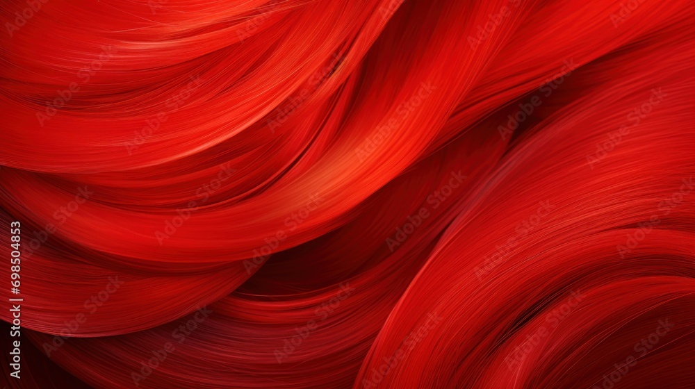 a close up of a red background with long, wavy hair in the shape of a wave on top of the image. a close up of a red background with long, wavy hair in the shape of a wave on top of the image.