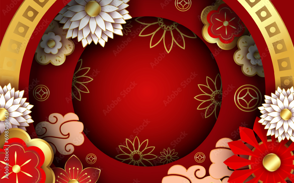 Chinese New Year Festivity Background Chinese New Year Festivity Background
