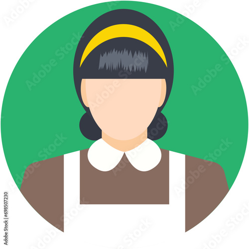 Maid Vector Icon