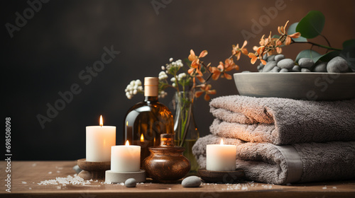 Spa therapy background. 
