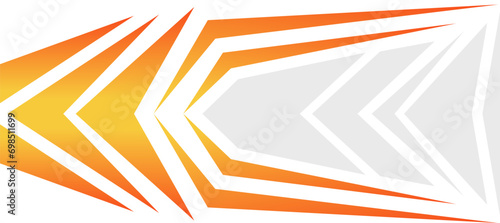 abstract orange decal sports jersey background