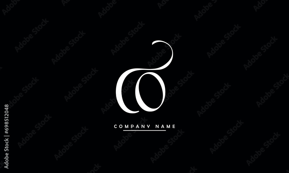 CO, OC, C, O Abstract Letters Logo Monogram CO, OC, C, O Abstract Letters Logo Monogram