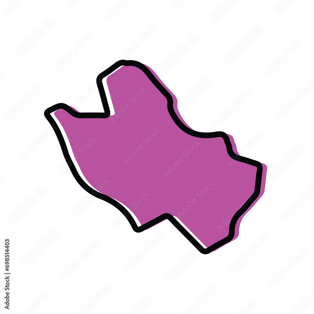Bulawayo province of Zimbabwe vector map illustration. Bulawayo province of Zimbabwe vector map illustration.